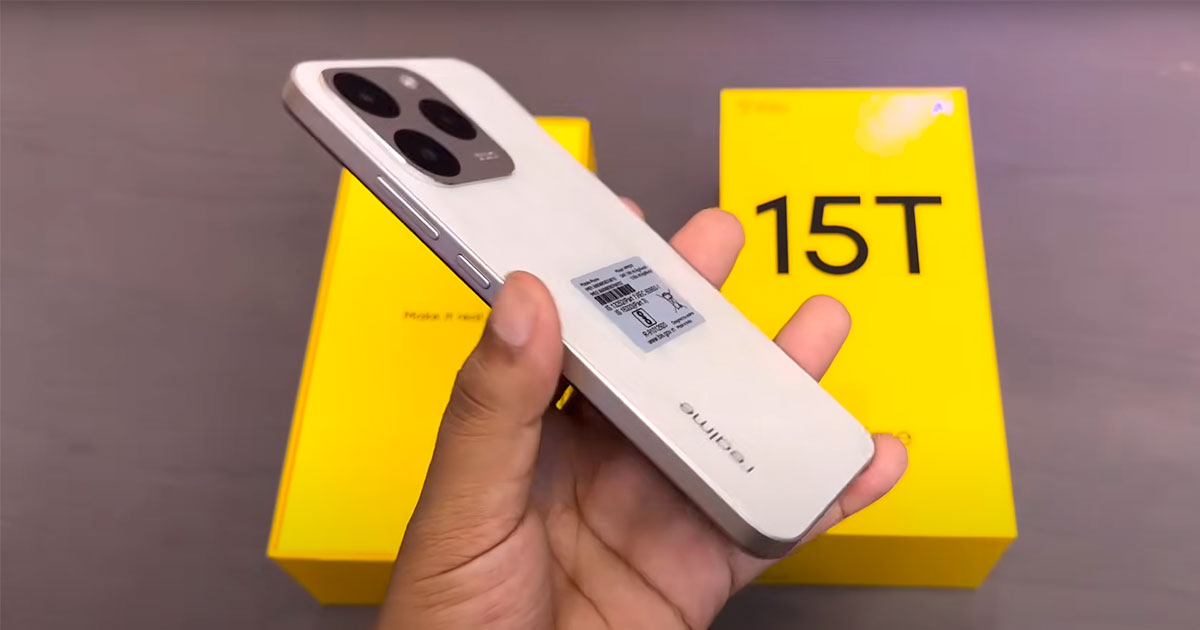 Realme 15T - раскрыты характеристики, дизайн и цены