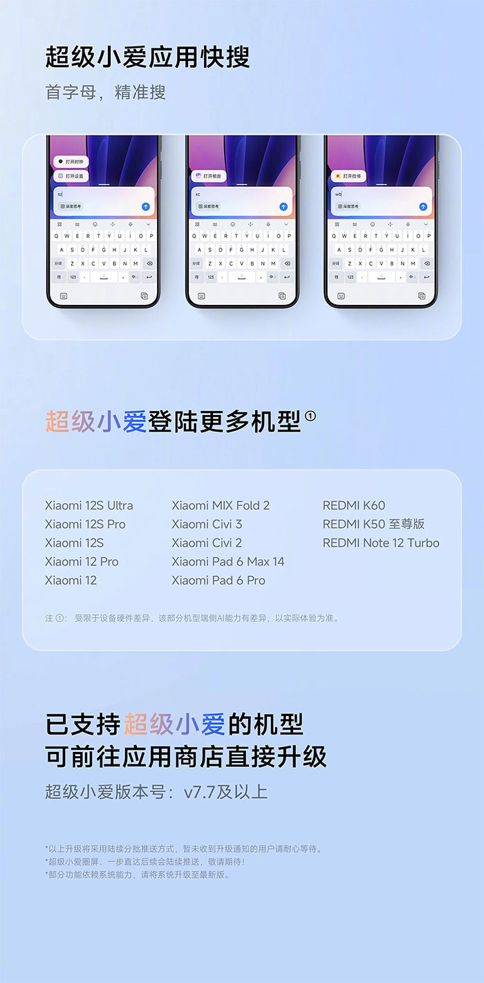 Xiaomi Super XiaoAi теперь доступен на большем количестве моделей