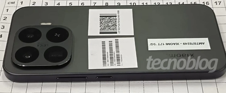 Шпионский снимок Xiaomi 17T