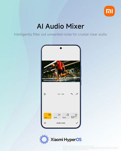 Что такое HyperOS AI Audio Mixer на смартфонах Xiaomi?
