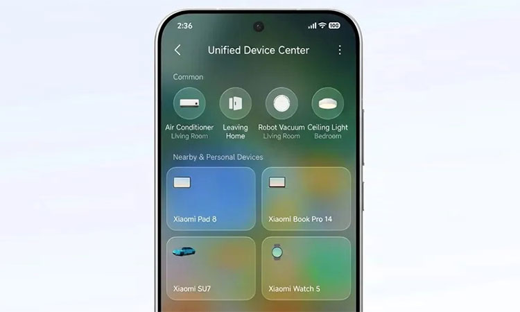 Xiaomi обновила центр управления устройствами HyperOS 4